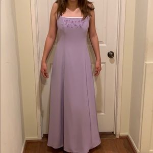 Purple prom dress